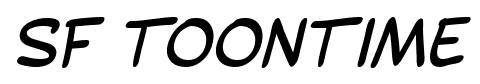 SF Toontime font